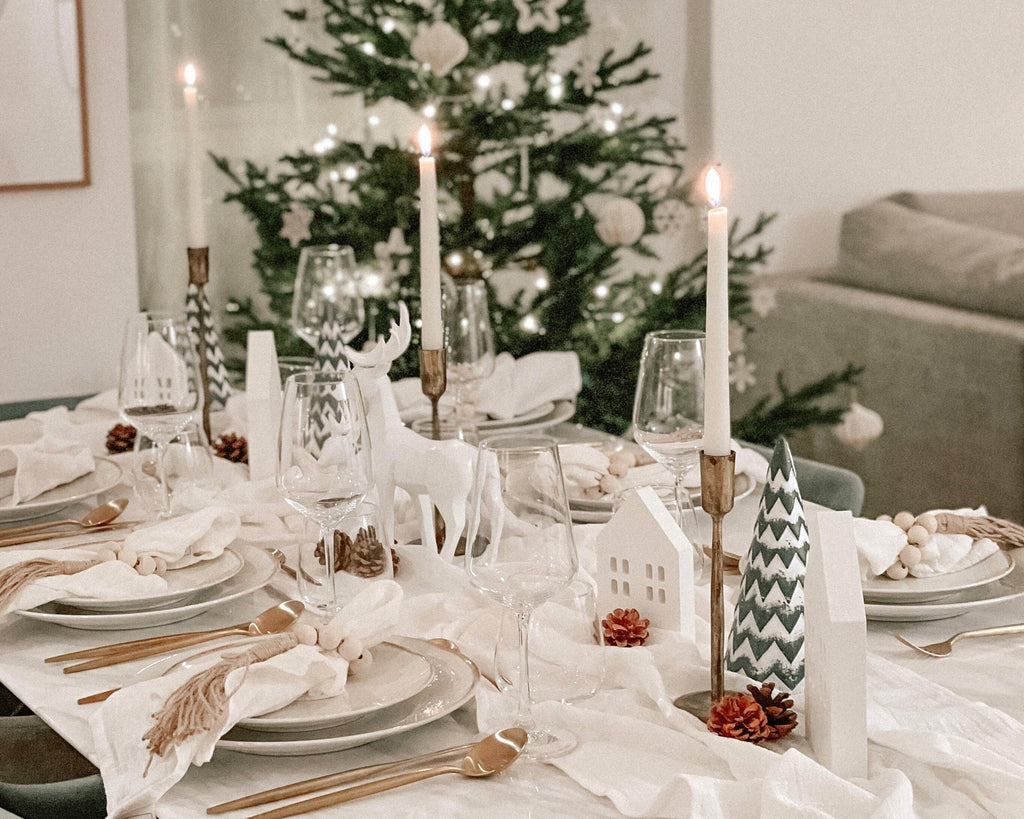 Wooden Snowed Christmas Tree