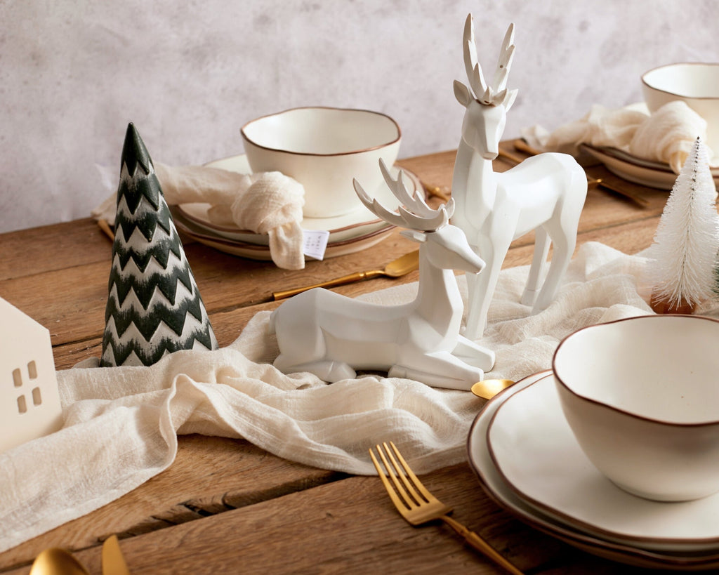 Wooden Snowed Christmas Tree